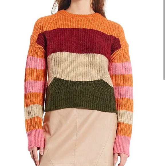 GB Multi Colored Striped Sweater - Picture 1 of 6